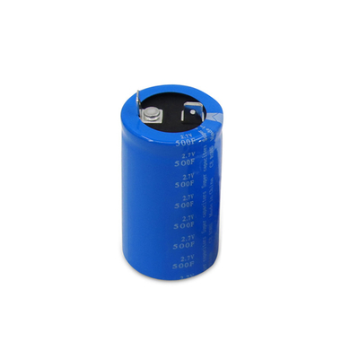 funcionamiento estupendo del faradio de la célula 35x65m m de Supercapacitor del comienzo del estirón de 2.7V 500F ambientalmente