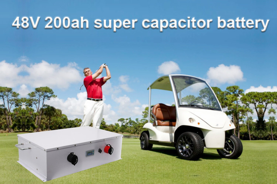 baterías químicas estupendas de los carros de golf de la batería del condensador de 48V 200Ah Graphene