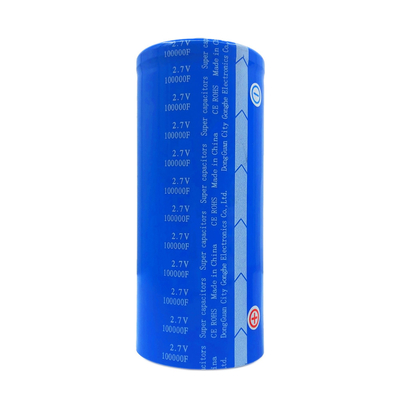 Tipo cilíndrico recargable de la batería estupenda del condensador 2.7V100000F