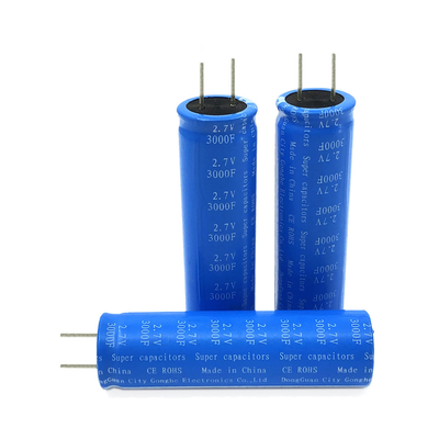 Tipo radial portátil estupendo casero de la batería 2.7V 3000F del condensador de la energía solar