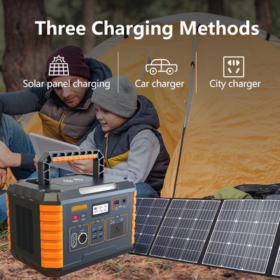 central eléctrica portátil de la emergencia de 110V 7Kg, fuente práctica de la energía solar para acampar