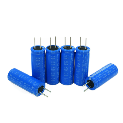 batería solar radial de 2.7v Supercapacitor, 500f célula solar Supercapacitor