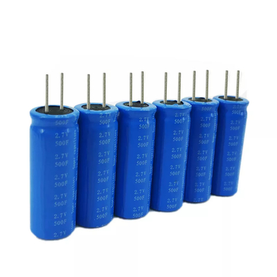 batería solar radial de 2.7v Supercapacitor, 500f célula solar Supercapacitor