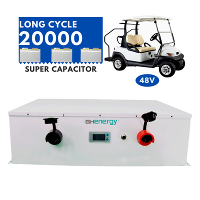 Batería estupenda 24V del condensador de Graphene para el módulo de almacenamiento de los carros de golf