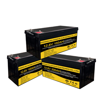 Litio profundo Ion Battery 12.8V 100Ah del ciclo del IEC 62619 para la Sistema Solar