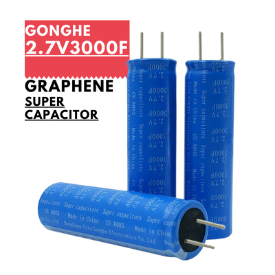 18650 batería de 2.7v 3000f Graphene Supercapacitor para la recogida de energía solar