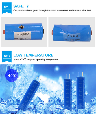 18650 batería de 2.7v 3000f Graphene Supercapacitor para la recogida de energía solar