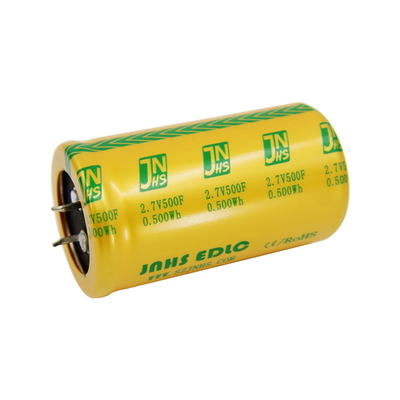 Broche en la célula de Supercapacitor, 2,7 faradio de voltio 500 substituir las baterías