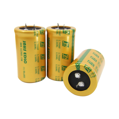 Broche en la célula de Supercapacitor, 2,7 faradio de voltio 500 substituir las baterías