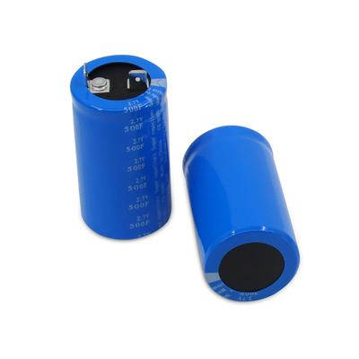 Orificio pasante Super Capacitor Baterías Lug 2.7 Volt 500 Farad Reemplazo