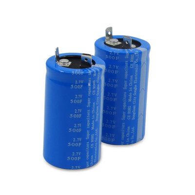 Orificio pasante Super Capacitor Baterías Lug 2.7 Volt 500 Farad Reemplazo