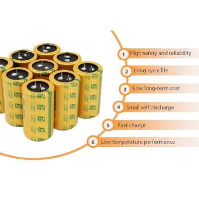 Snap In Supercapacitor Cell 2.7 Volt 500 Farad Reemplazo de baterías
