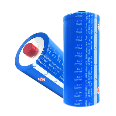 Célula ultrarrápida de 2.7V 100000F Supercapacitor para los usos pulsados del poder