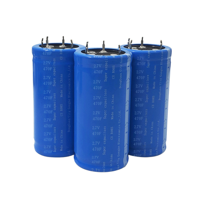 Batería estupenda 2.7V 470F los 35x62Mm 0.45Wh del condensador del poder más elevado IP30