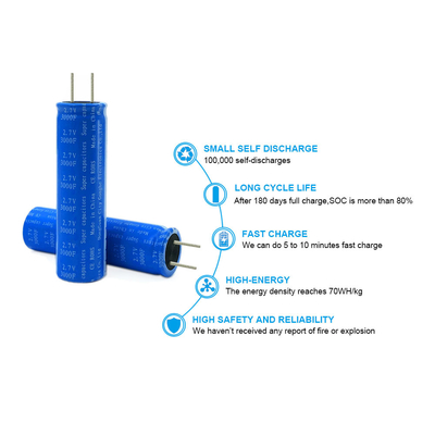 Supercapacitor grande frío 2000f 16v del ultracapacitor que comienza 3000f 2.7v